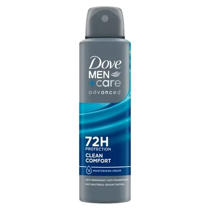 Dove Deodorant Spray Men Clean Comfort 150 Ml