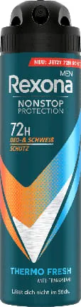 Rexona Antiperspirant Deodorant Spray Nonstop Protection Thermo Fresh - 150 Ml