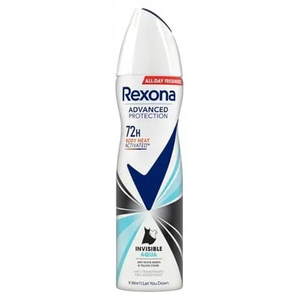 Rexona Advanced Protection Invisible Aqua Antiperspirant 150 Ml