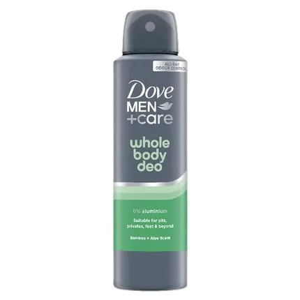 Dove Men+Care Bamboo & Aloe Whole Body Deodorant Spray 150ml