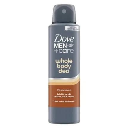 Dove Men+Care Whole Body Deodorant Spray Cedar & Shea Butter 150ml