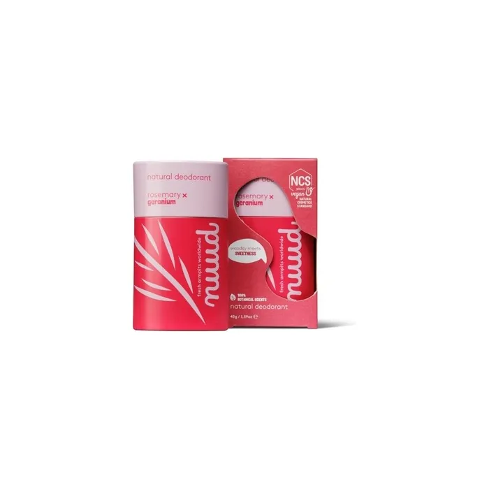 Nuud Stick Deodorant 45 Grams Natural Deodorant Without Chemicals