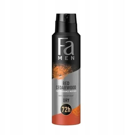 Fa Men Red Cedarwood Inspired Antiperspirant 72 Hour Deodorant