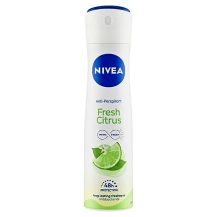 Nivea Fresh Citrus Antiperspirant Spray 150 Ml 48h Protection
