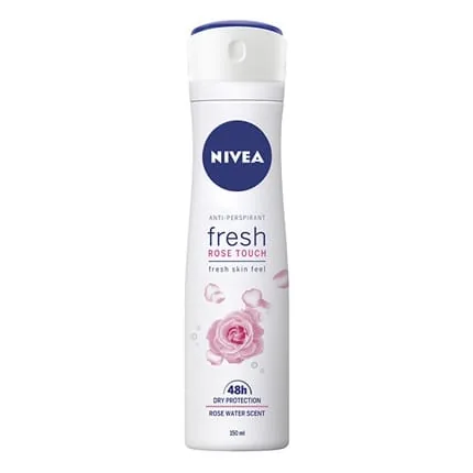Nivea Fresh Rose Touch Antiperspirant Spray 150 Ml