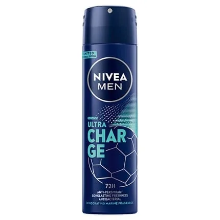 Nivea Men Ultra Charge Antiperspirant Spray 150 Ml