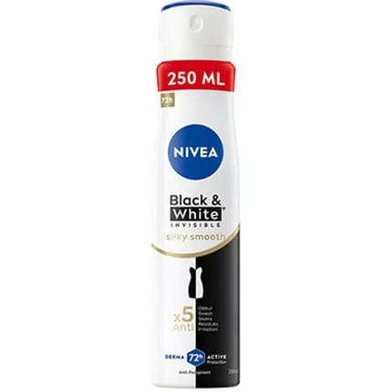 Nivea B&W Silky Smooth Antiperspirant Antiperspirant In Spray