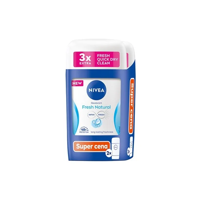 Nivea Fresh Natural Deodorant Duo 50ml