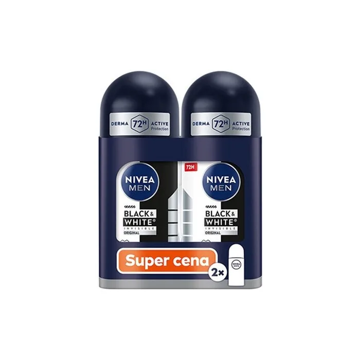 Nivea Black & White Invisible Original Roll-on Antiperspirant Set