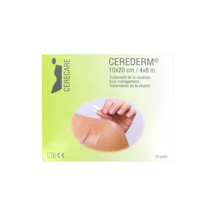 Cerecare Cerederm Rectangle Scar Management 10x20cm - Pack of 10