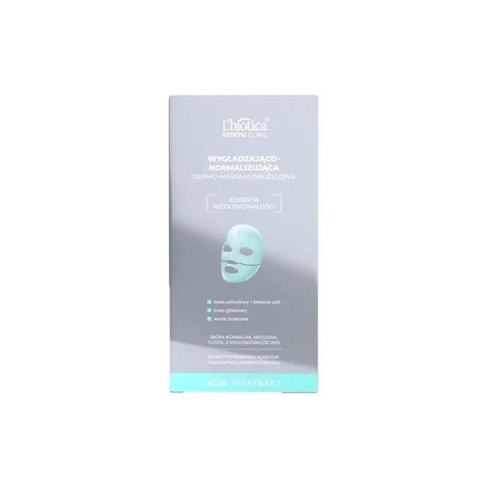 L'biotica Estetic Clinic Acid Treatment Smoothing and Normalizing Dermo Hydrogel Mask 1pc