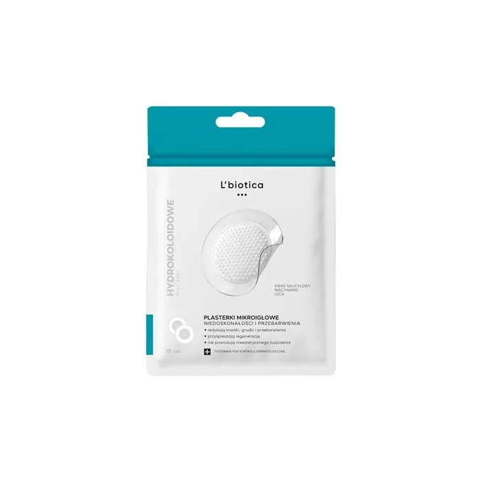 Lbiotica Microneedle Patches For Imperfections And Discolorations 2x9 Pieces