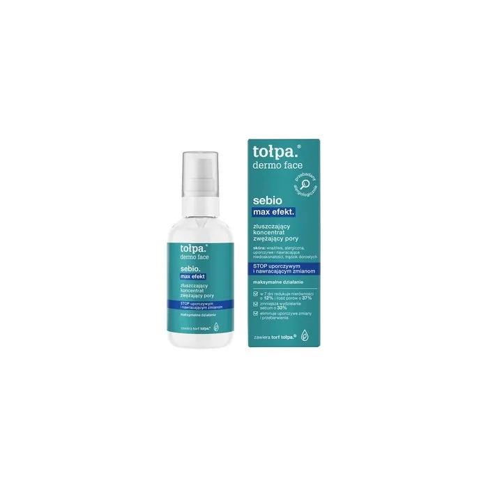 Tolpa Derma Face Sebio Max Effect Exfoliating and Pore Reducing Concentrate 75ml