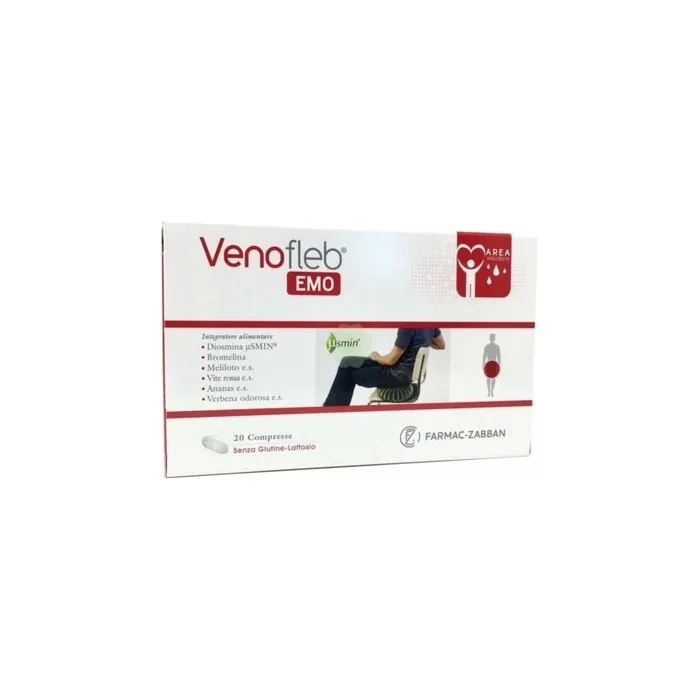 Venofleb Emo Farmac-Zabban 20 Tablets