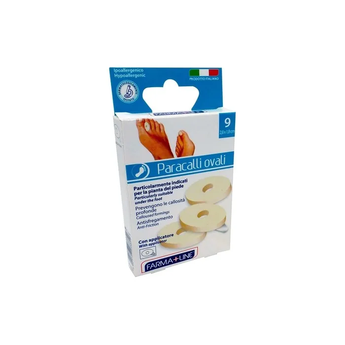CASAPIU' SRL Bumper with Farmaline Oval Protective Caps with Pharmaline Applicator PARACALLI OVALI Con APPLICATORE