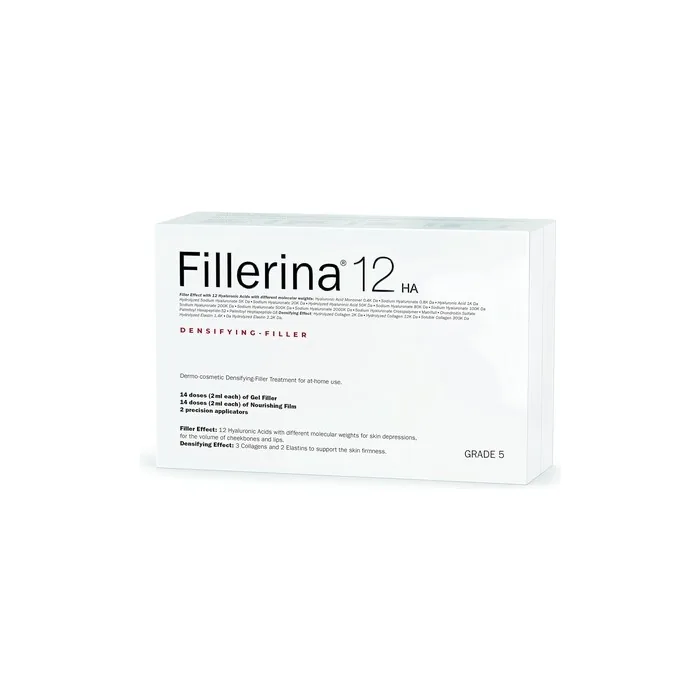 Fillerina Dermo-cosmetic Intensive Filler Face Treatment with 12 Hyaluronics Grade 5