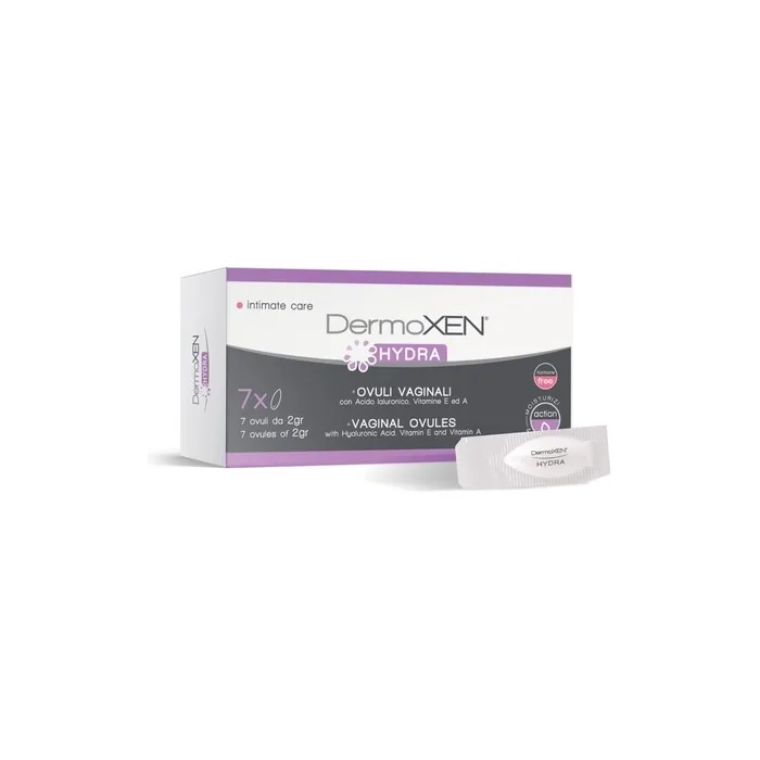 Dermoxen Hydra Moisturising Internal Vaginal Ovules with Hyaluronic Acid 7 Pieces