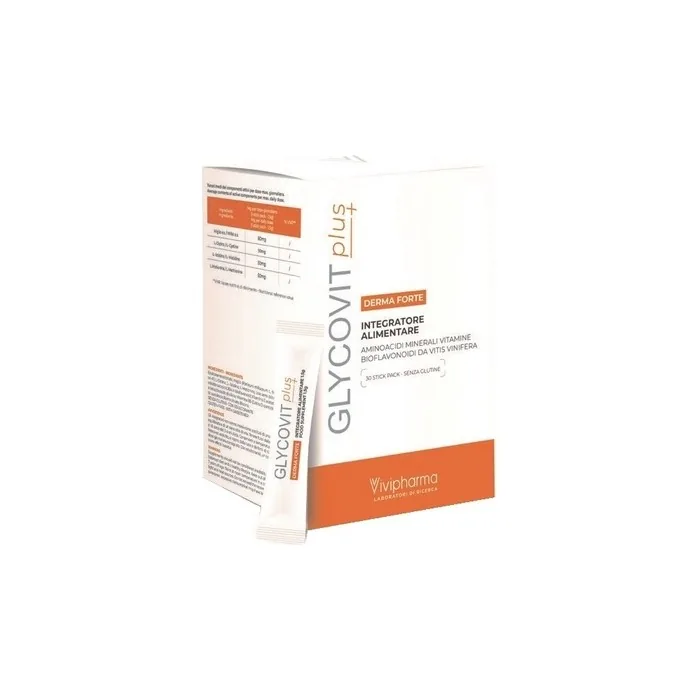 Vivipharma Glycovit Plus Derma Forte Supplement for Skin, Hair, and Nails 30 Sticks