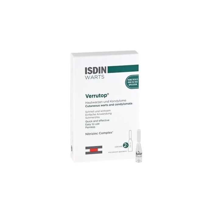 Isdin Warts Verrutop Warts And Condylomas 4 Ampoules