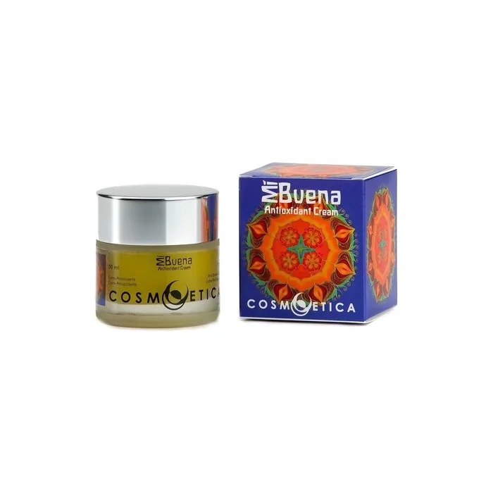 Cosmoetica Mibuena Antioxidant Cream Certified Organic Natural Detoxifying Skincare 50ml