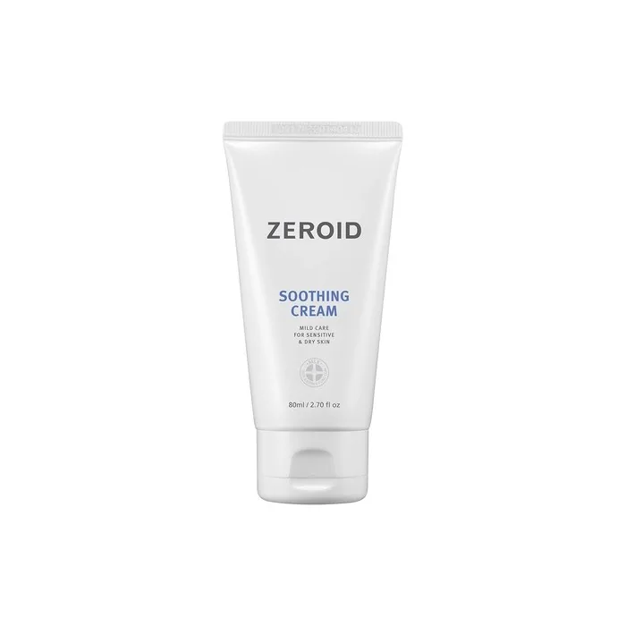 ZEROID Soothing Cream Korean Dermocosmetic Professional Care K-Beauty Soothing Calming 2.7 Fl Oz 80ml