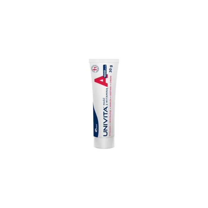 Univita 1800 30g Ointment With Vitamin A For Irritated Dry Skin And Keratosis