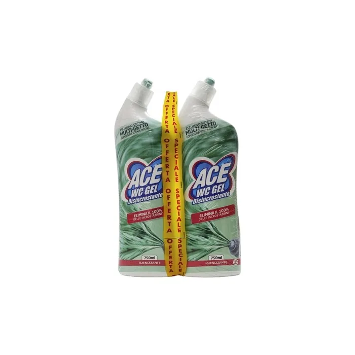 ACE Toilet Gel Descaler with Multi-Stream System 750ml - Pack of 2