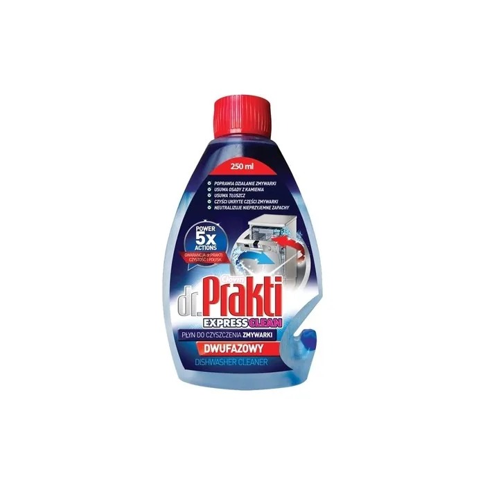 Dr. Prakti Dual-Phase Dishwasher Cleaner - Removes Limescale, Grease, and More