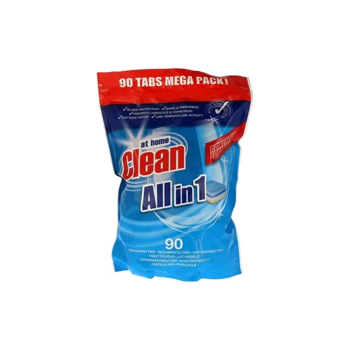 At Home Clean Dishwasher Tabs All In 1