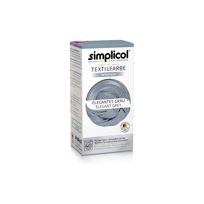 Simplicol Fabric Dye Intensive Elegant Grey Washing Machine Dye Kit 1 Pack