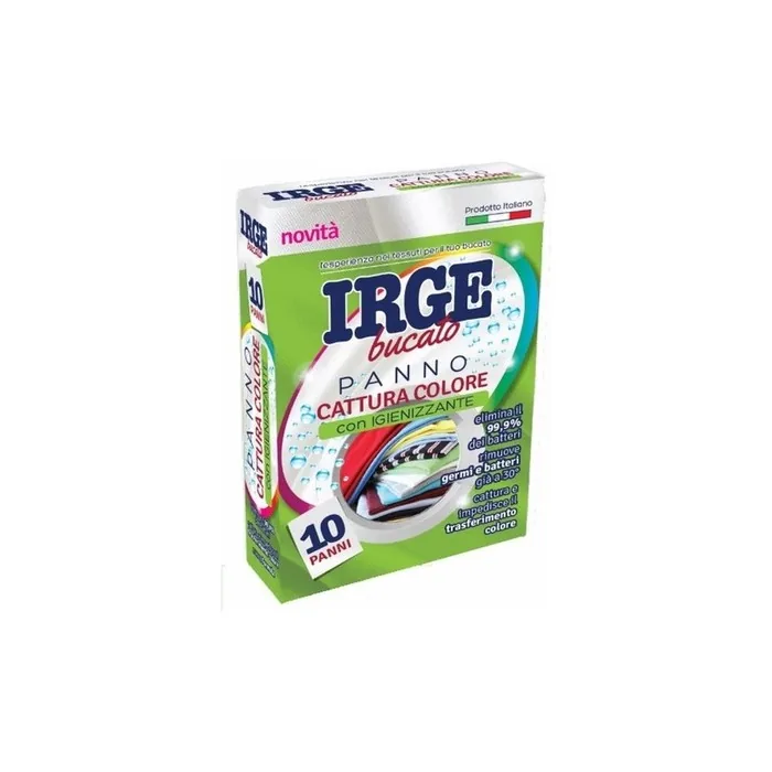 Irge Acchiappacolore Sanitizing Cloth Color Catcher 10 Sheets