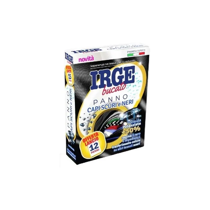 Irge Color Catcher 12 Sheets for Black and Dark Clothes