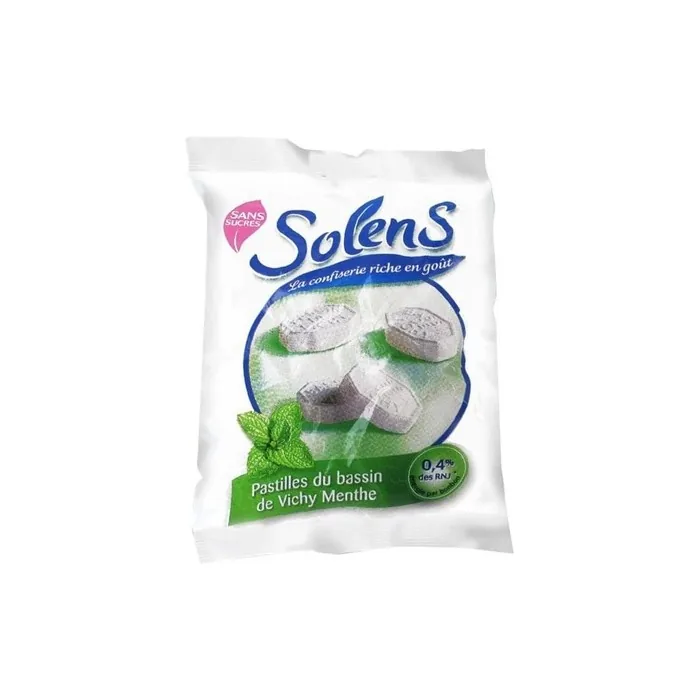 Solens Sugar-Free Lozenges from the Vichy Basin Mint 100g