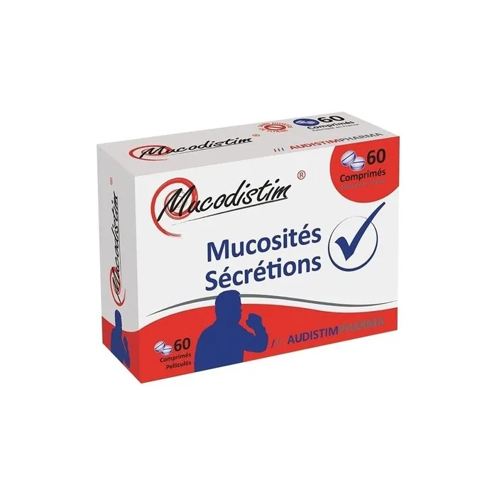 Audistimpharma Mucodistim Mucosites Secretions 60 Tablets