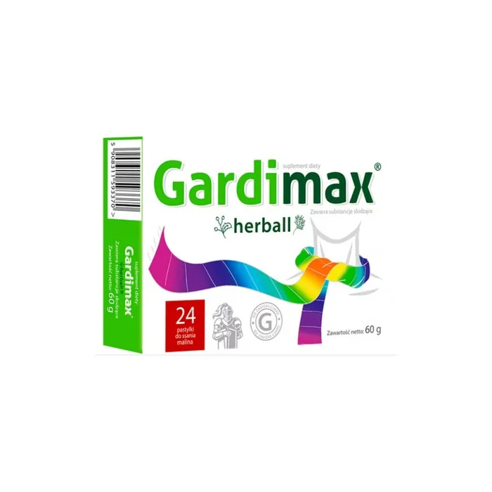 Gardimax Herbal 24 Lozenges for Throat and Larynx Moisturization