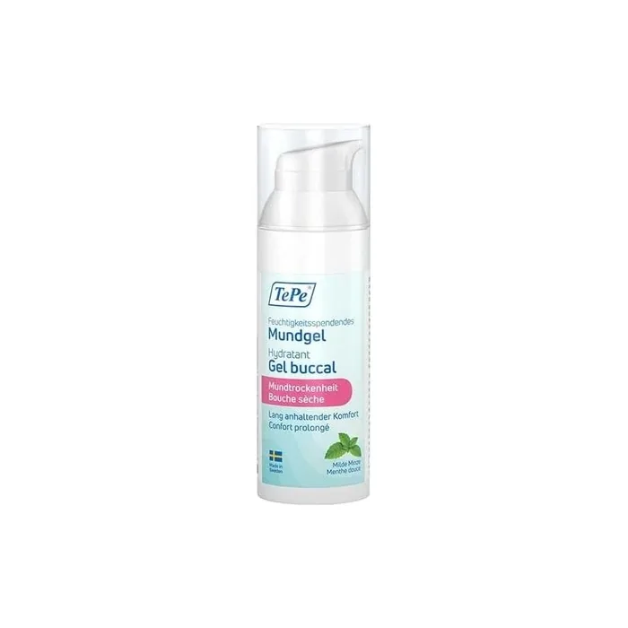 Tepe Moisturizing Mouth Gel for Dry Mouth Mild Mint Flavor