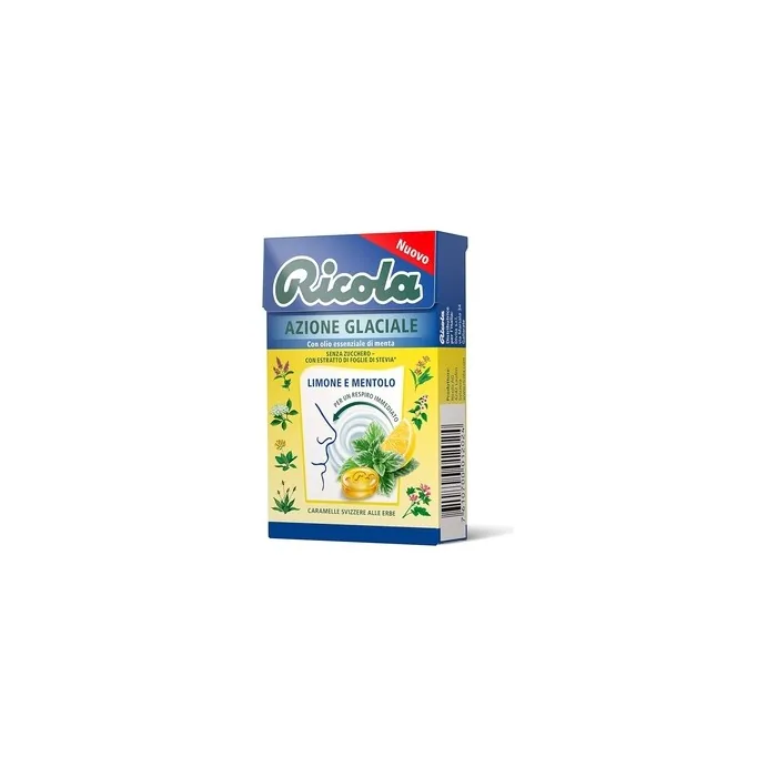 Ricola Glacial Action Lemon and Menthol Candy