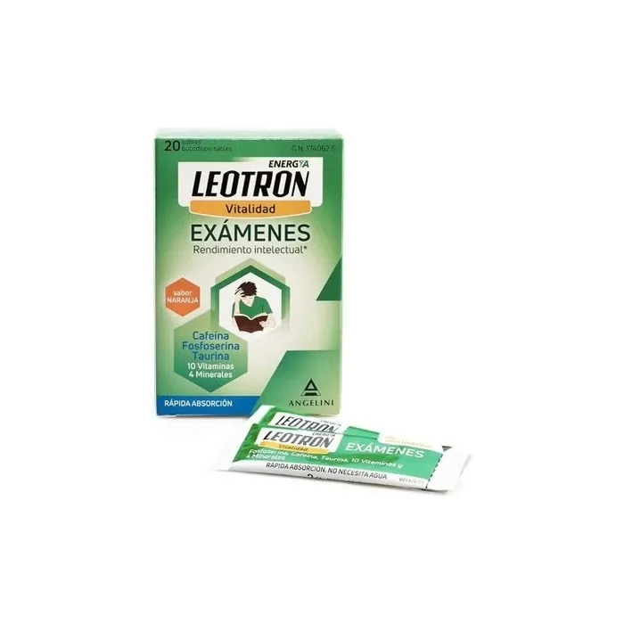 LEOTRON Exámenes Bucodispersables 20 Sachets
