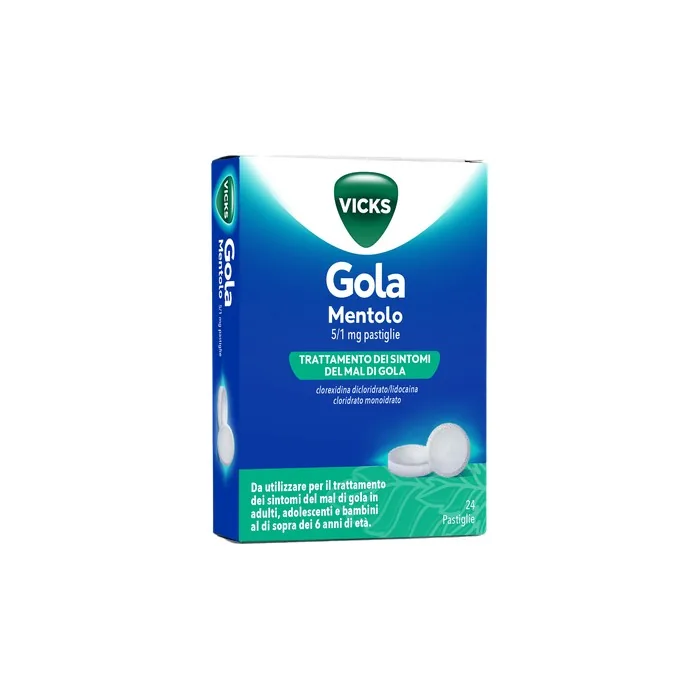 Procter & Gamble VICKS GOLA Menthol Lozenges 5mg - Pack of 24