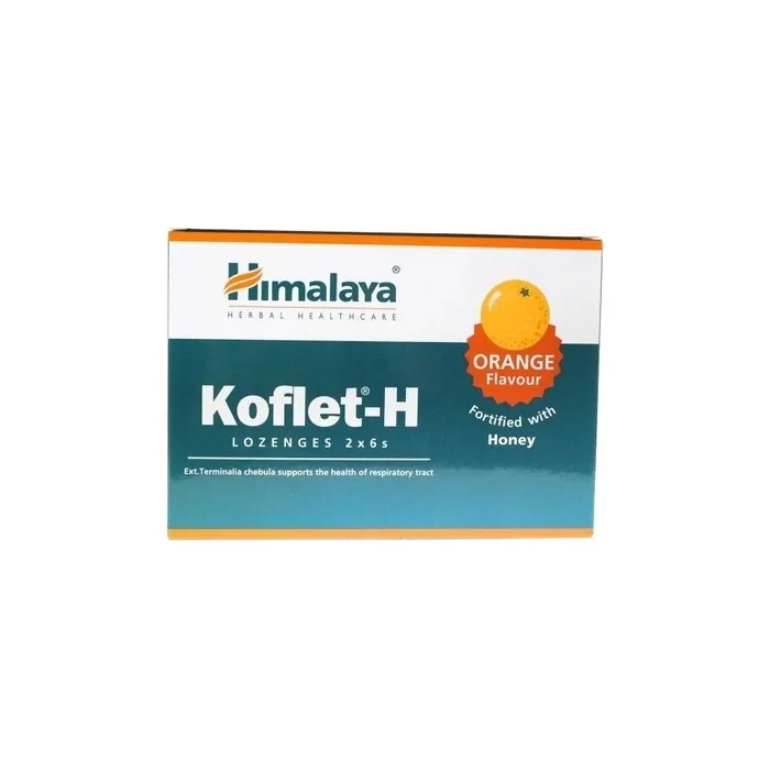 Himalaya Koflet-H Orange Lozenges 12 Count