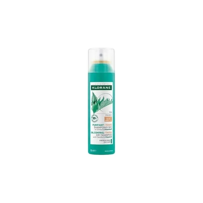 Klorane Dry Shampoo For Dark Hair With Nettle And Vitamin E 150 Ml