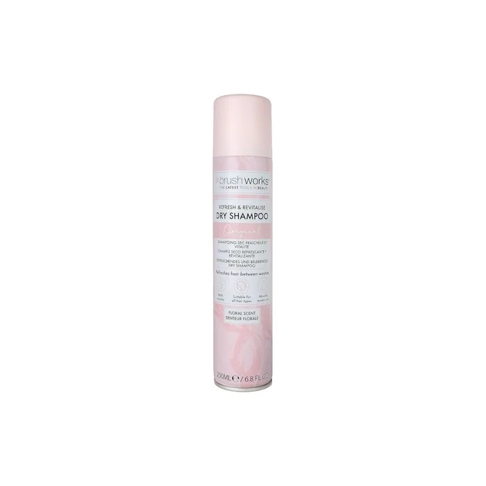 Brushworks Refresh and Revitalise Floral Dry Shampoo 200ml