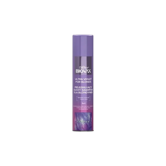 Biovax Glamour Ultra Violet Dry Shampoo For Blonde Hair 200ml