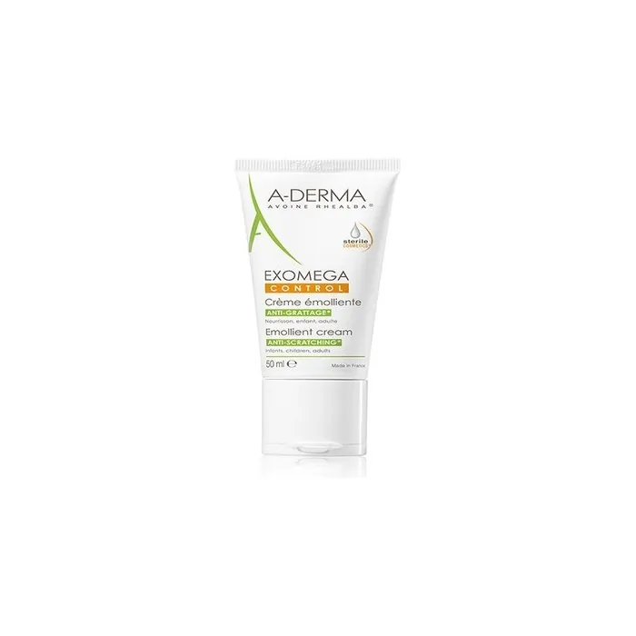 Aderma Exomega Control Antiscratch Emollient Cream 50ml For Dry Skin