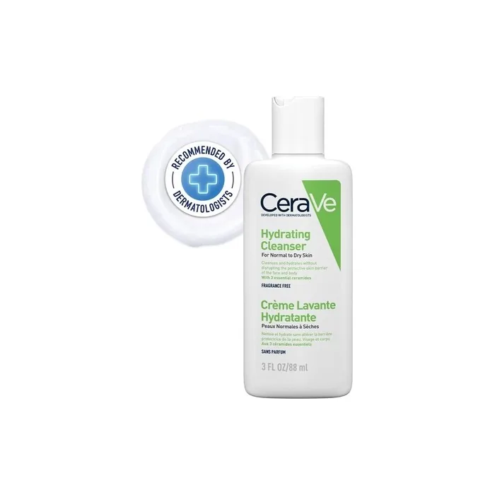 Cerave Hydrating Cleanser for Normal to Dry Skin with Hyaluronic Acid