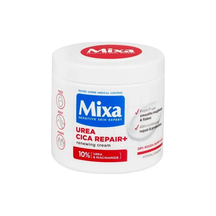 Mixa Urea Cica Repair Renewing Cream For Very Dry And Rough Skin 400 Ml