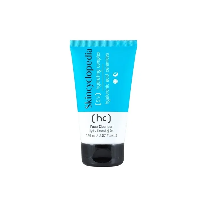 Skincyclopedia Hydrating Face Wash for Dry Skin with 5% Hyaluronic Acid, Ceramides and Niacinamide 150ml
