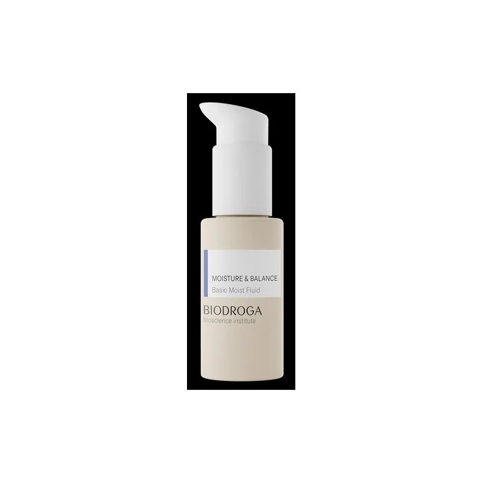 Biodroga Moisturising Fluid for Face 30ml - Skin Care Moisturizer for Sensitive Stressed Skin