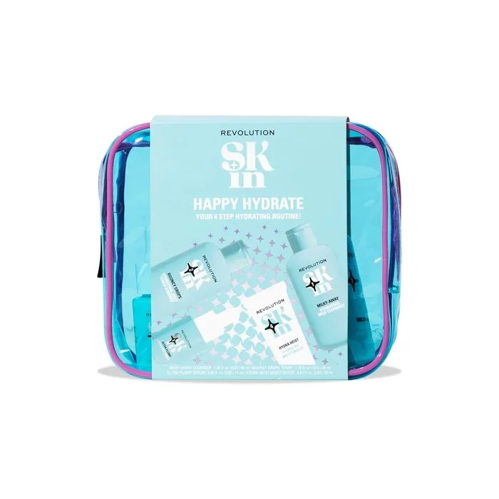 Revolution Skin Happy Hydrate 4 Step Starter Kit Hydrating Skincare Set