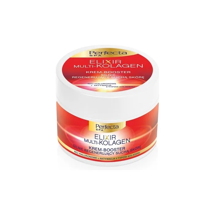 Perfecta Spa Booster Elixir Multi-Collagen Cream For Dry Skin Regenerating 225ml